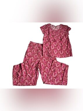 NWOT soyaconcept pink patterned set